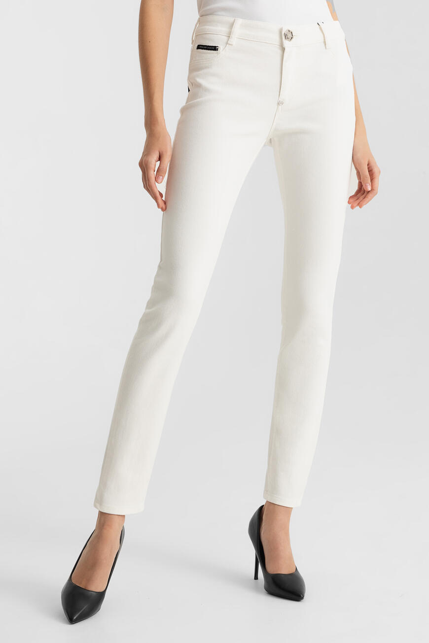 

Джинсы Jeggings Philipp Plein, Белый