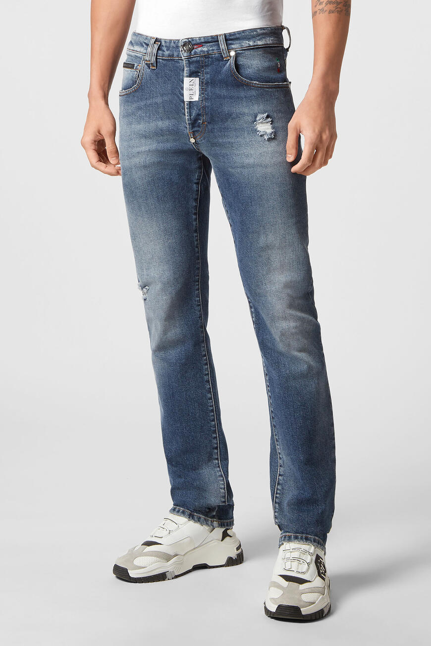 

Джинсы Super Straight Philipp Plein, Синий