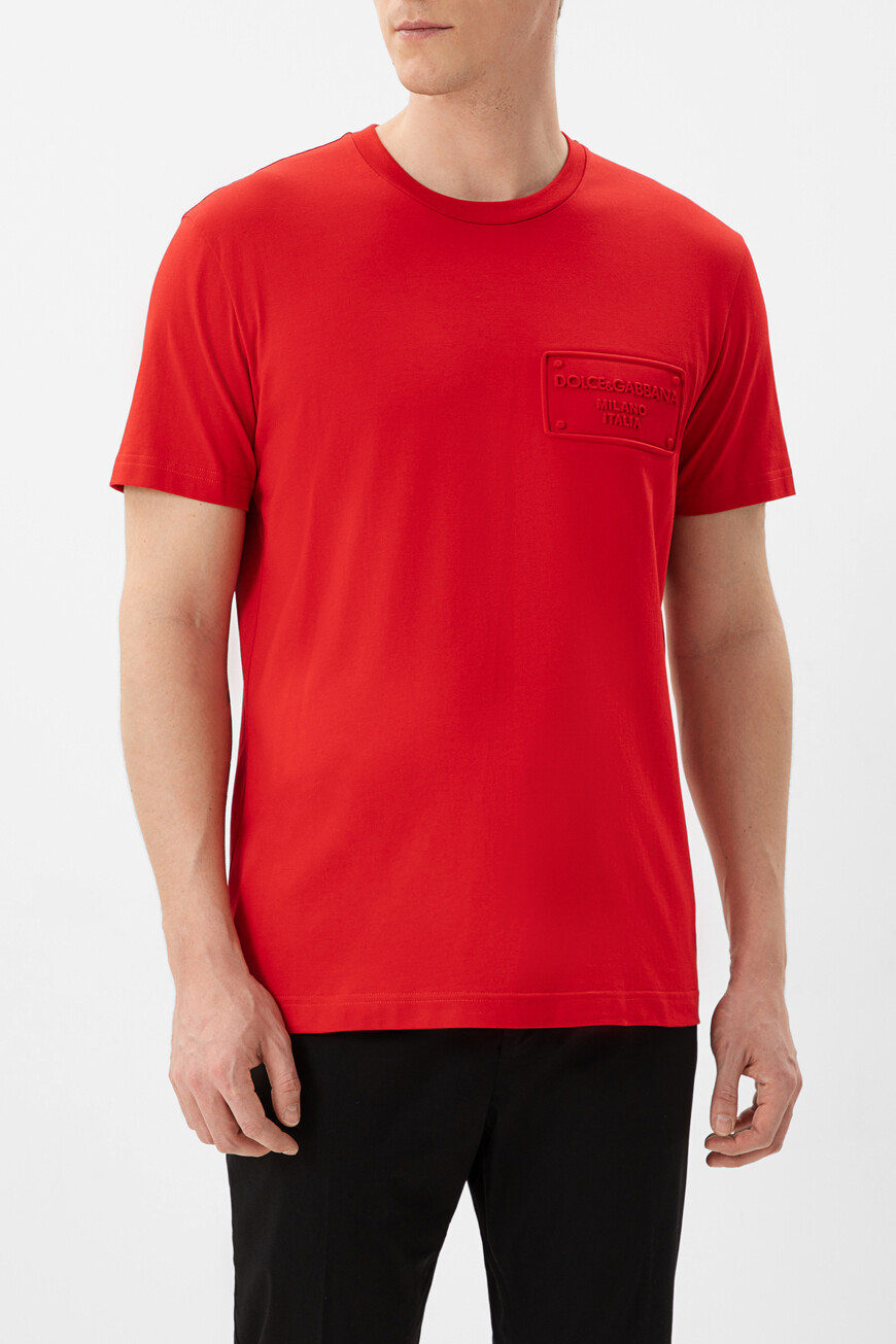 

Футболка Dolce & Gabbana Модель Из Коллекции Sport, Красный