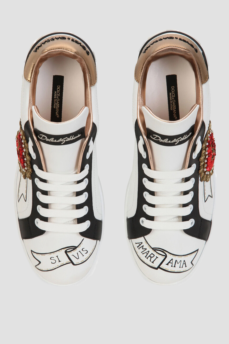 сникеры dolce&gabbana модель portofino CK1544 AZ138 HWT77 по низкой цене