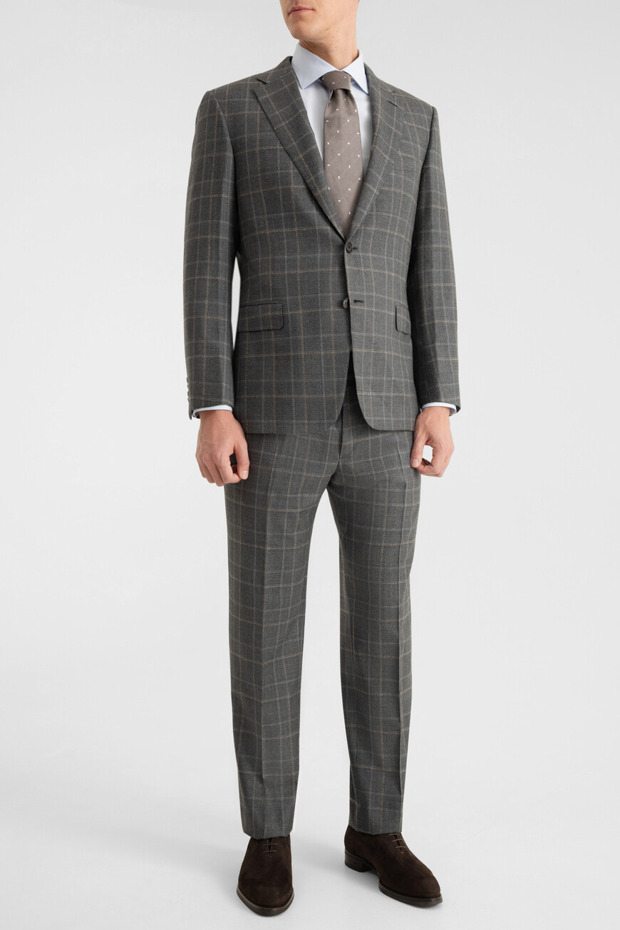 

Костюм Brioni Модель Brunico, Серый/черный