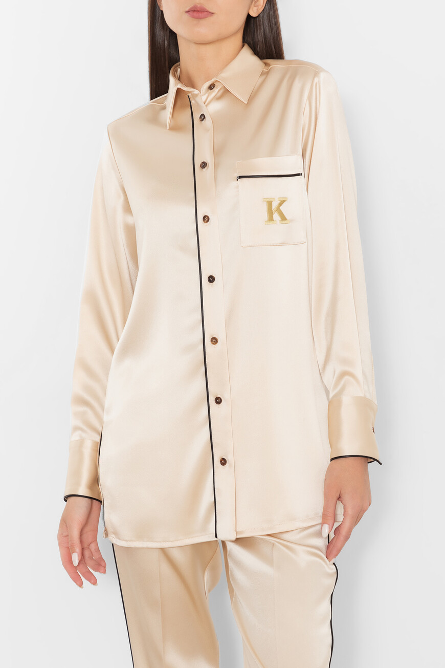 

Рубашка Kiton, Св.бежевый