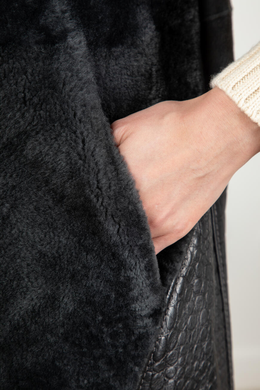 дубленка  14B-03 со скидкой