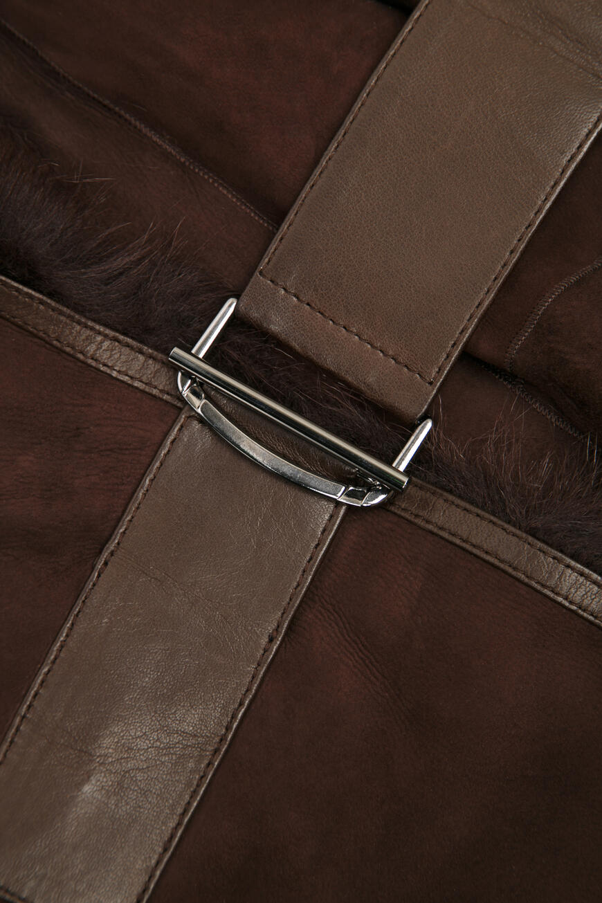 дубленка  KUIRIL brown купить с доставкой