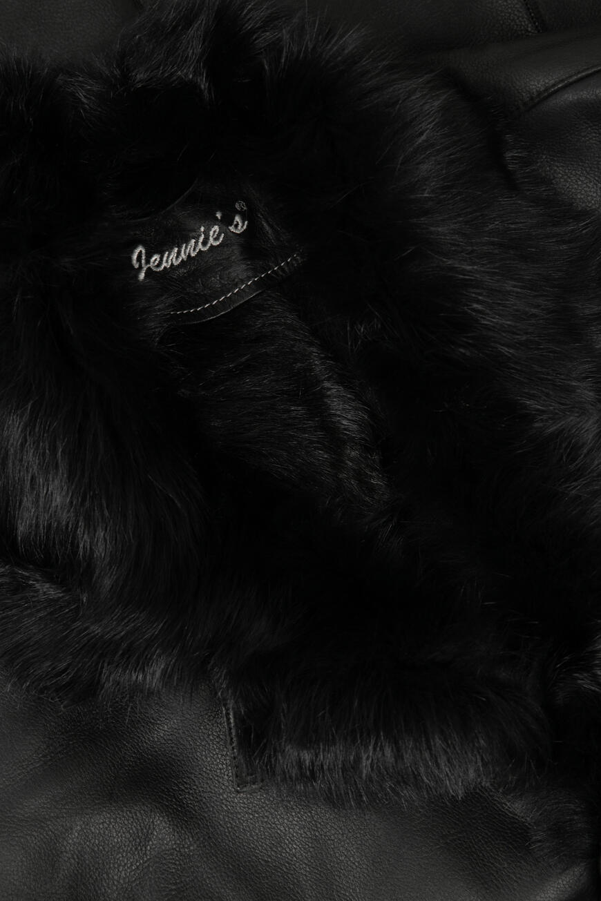 дубленка. jennie`s из испании вид сбоку