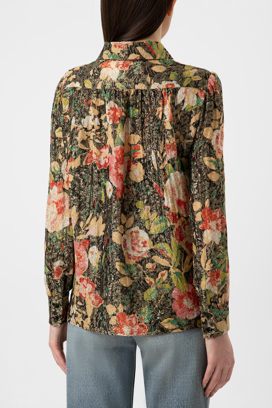 блузка  цветной 437370 Y340H 8494 купить с доставкой