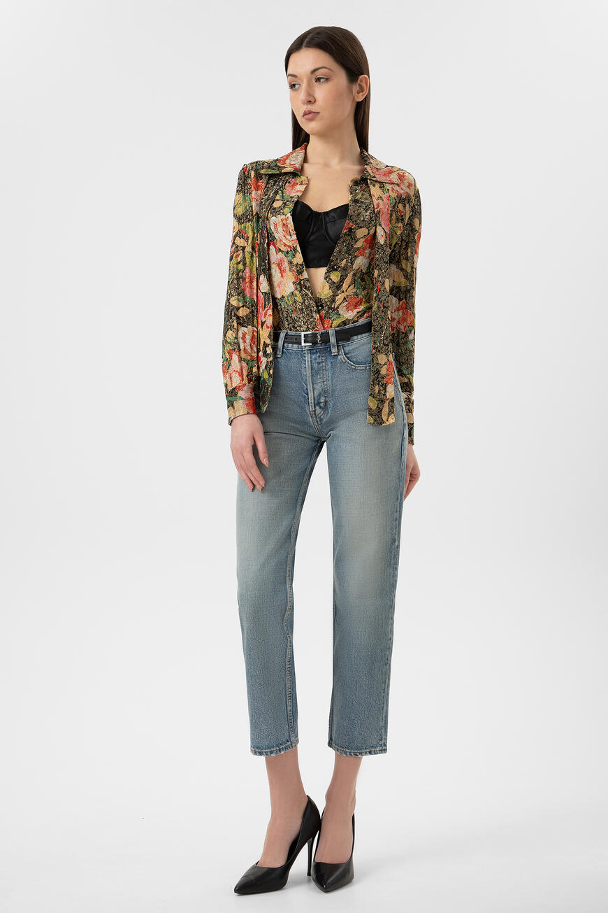 блузка  цветной 437370 Y340H 8494 со скидкой