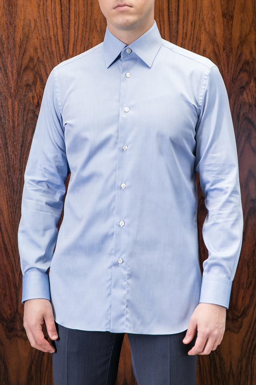 

Рубашка Brioni Из Ткани Ventiquatro Синий