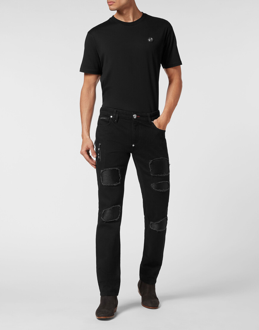 джинсы прямые и зауженные  SADC-MDT3703-PDE004N_02JB с промокодом