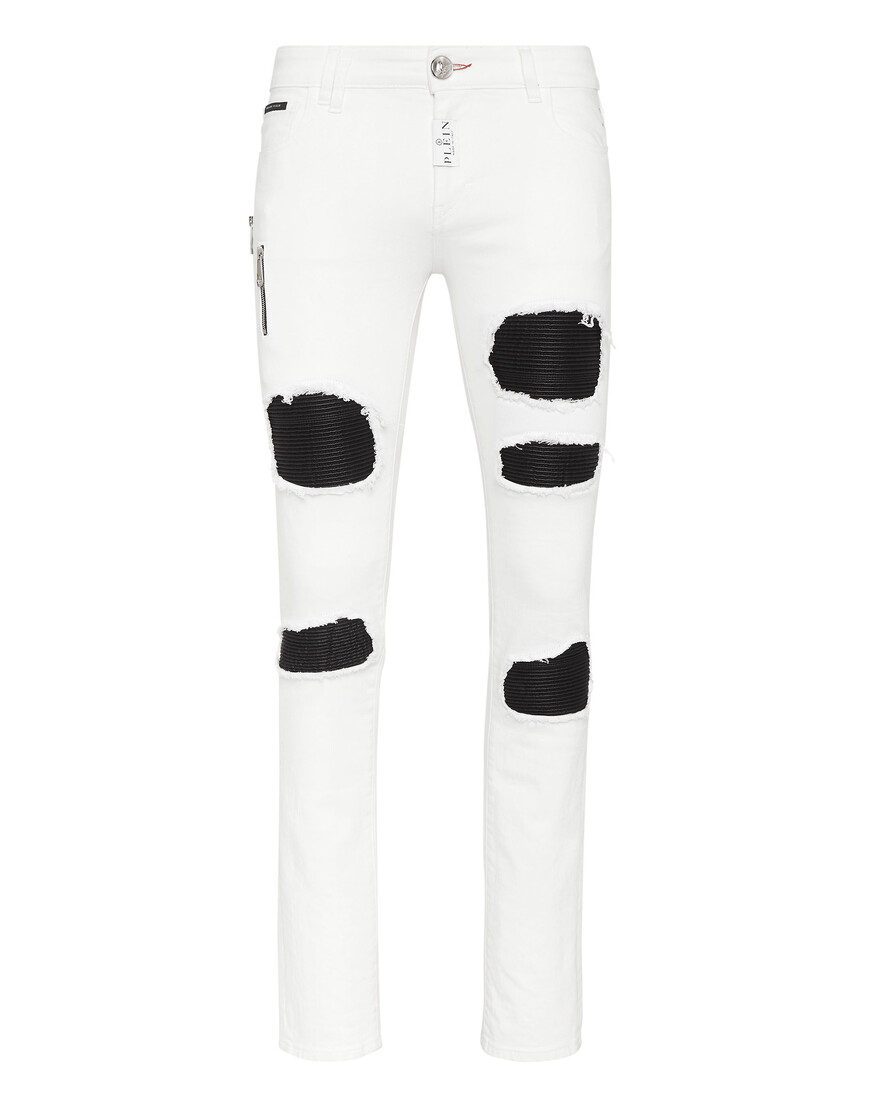 

Джинсы Прямые И Зауженные Philipp Plein, Белый
