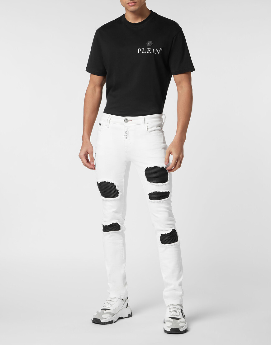 джинсы прямые и зауженные  SADC-MDT3703-PDE004N_01W с промокодом