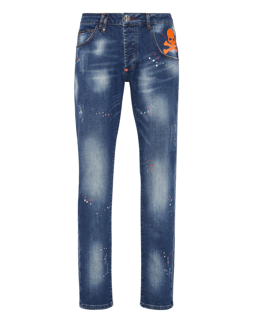 

Джинсы Прямые Philipp Plein, Синий