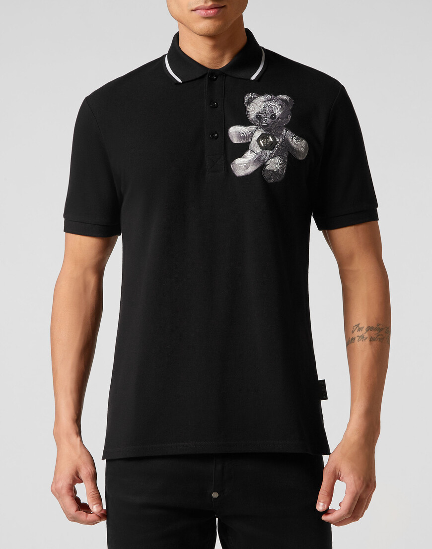

Поло Philipp Plein, Черный