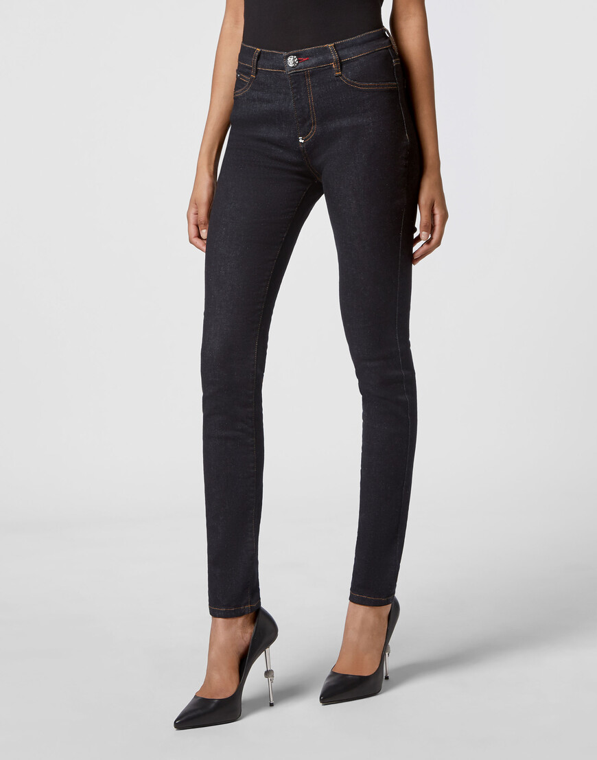 джинсы с высокой посадкой  AAAC-WDT1789-PDE004N_14EY фотография