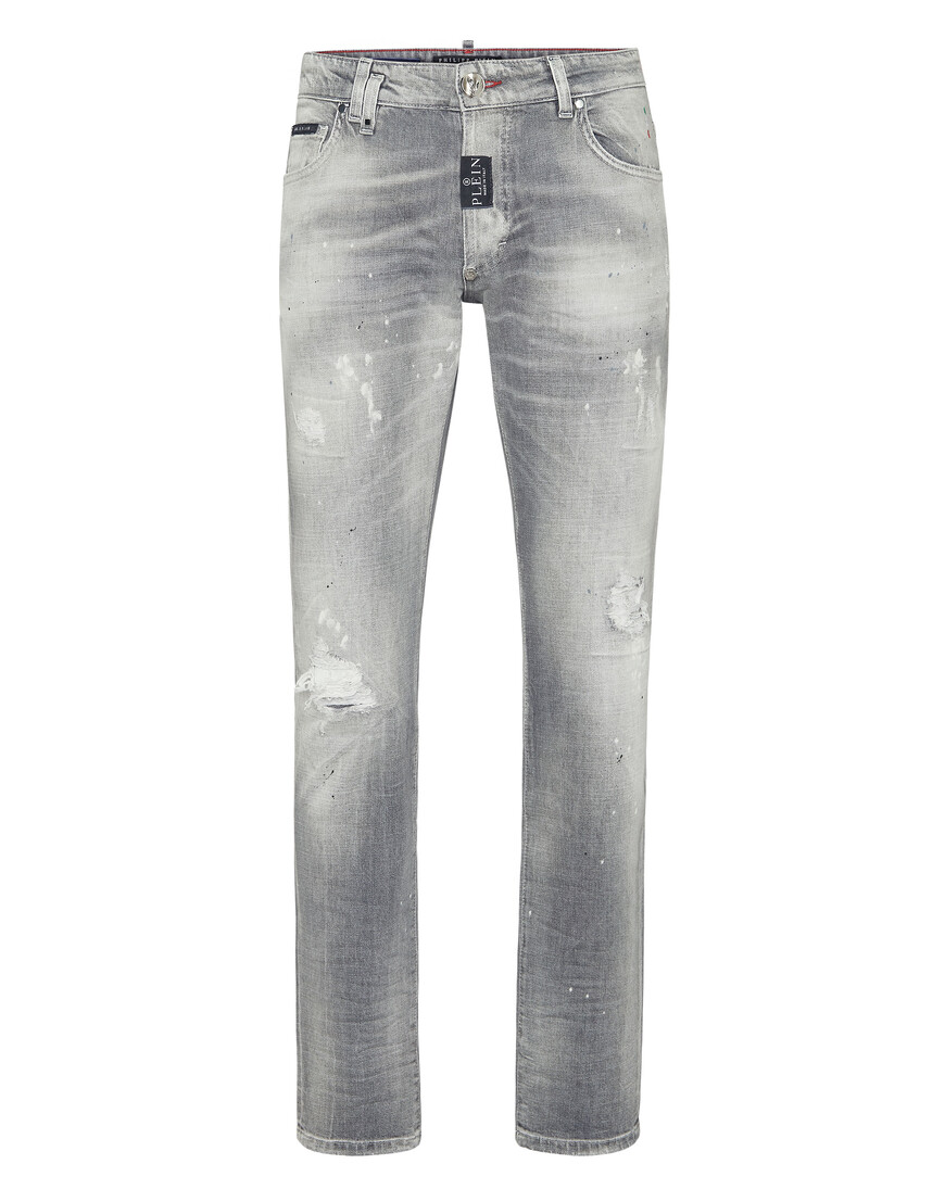 

Джинсы Прямые Philipp Plein, Серый