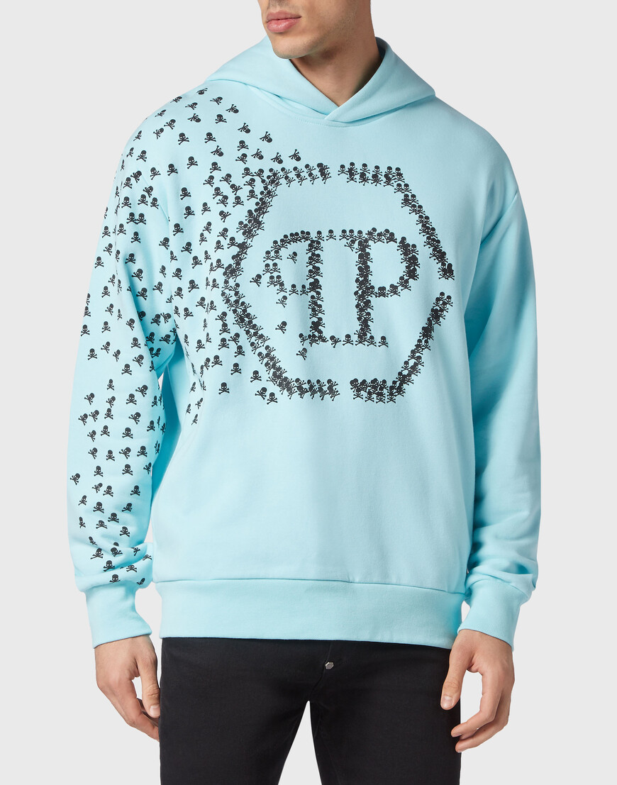 

Худи Philipp Plein, Голубой