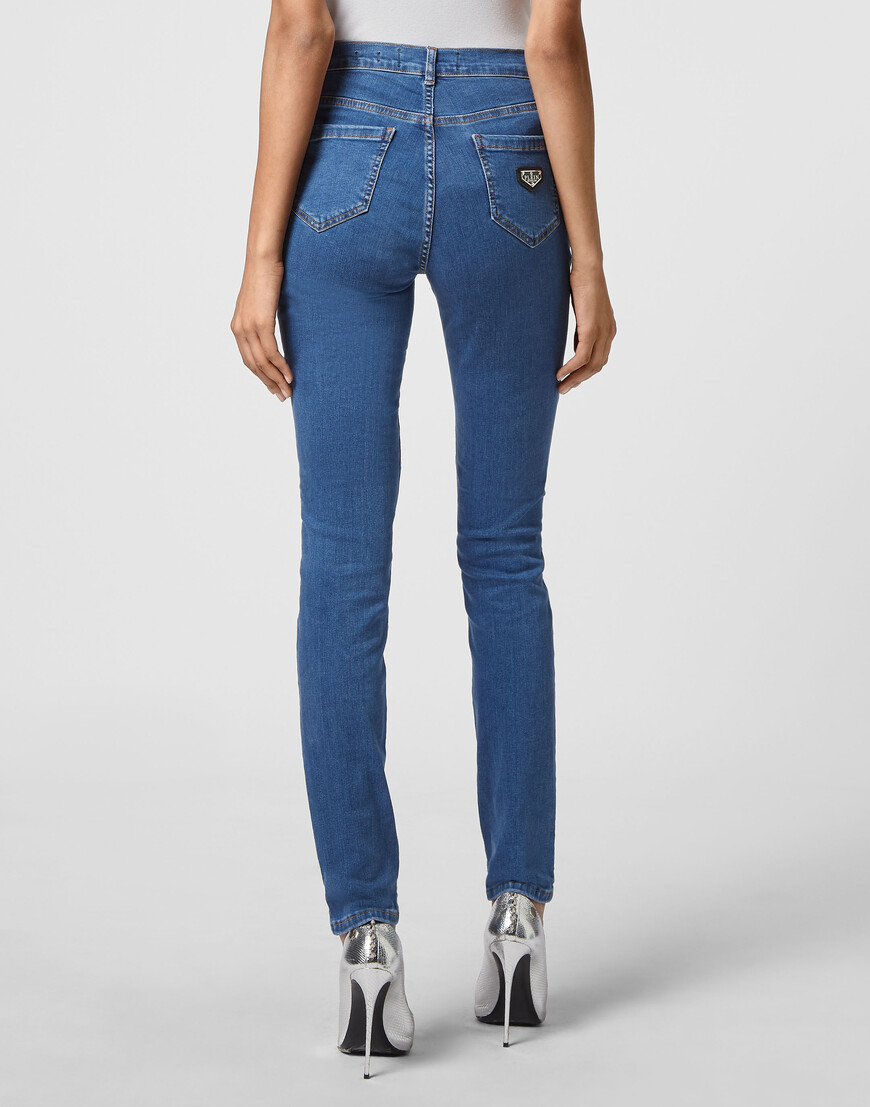 джинсы с высокой посадкой  AAAC-WDT1789-PDE004N_08QT в интернет магазине