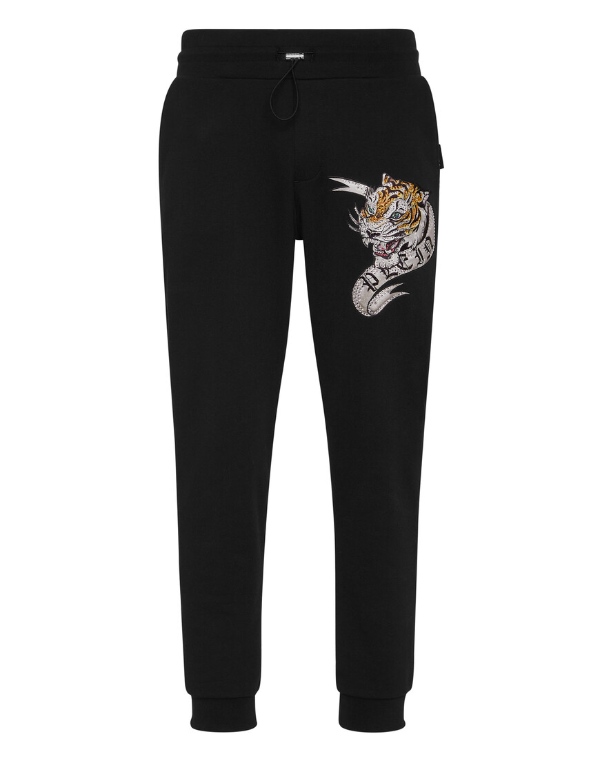 брюки спортивные  от бренда philipp plein вид слева