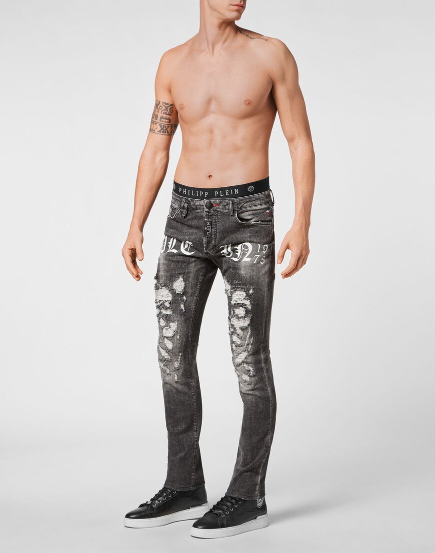 

Джинсы Прямые Philipp Plein, Серый