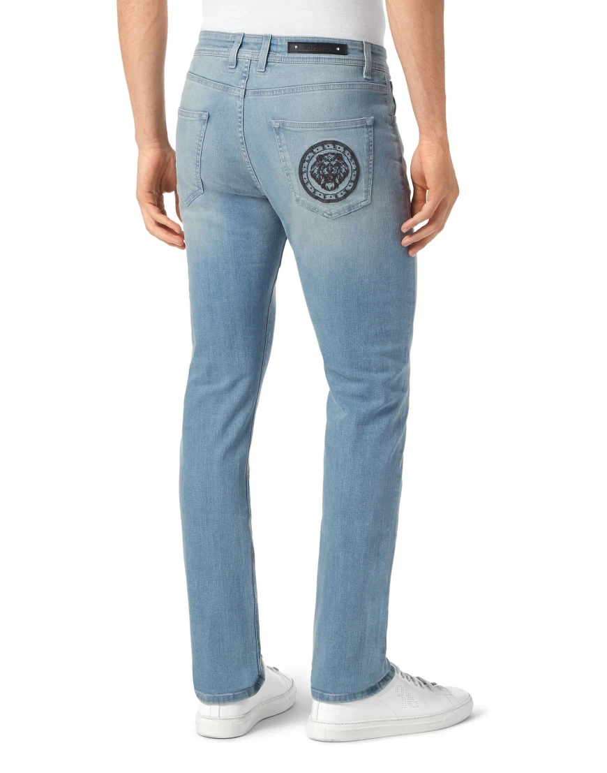 джинсы прямые  OABC-MDT3163-BTE001N_07 по акции