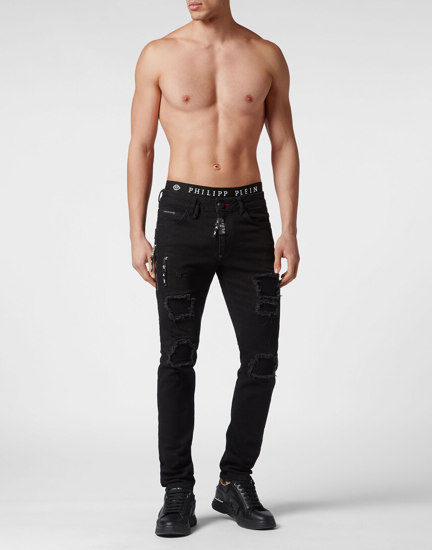 джинсы прямые  SACC-MDT3002-PDE004N_14AM с промокодом