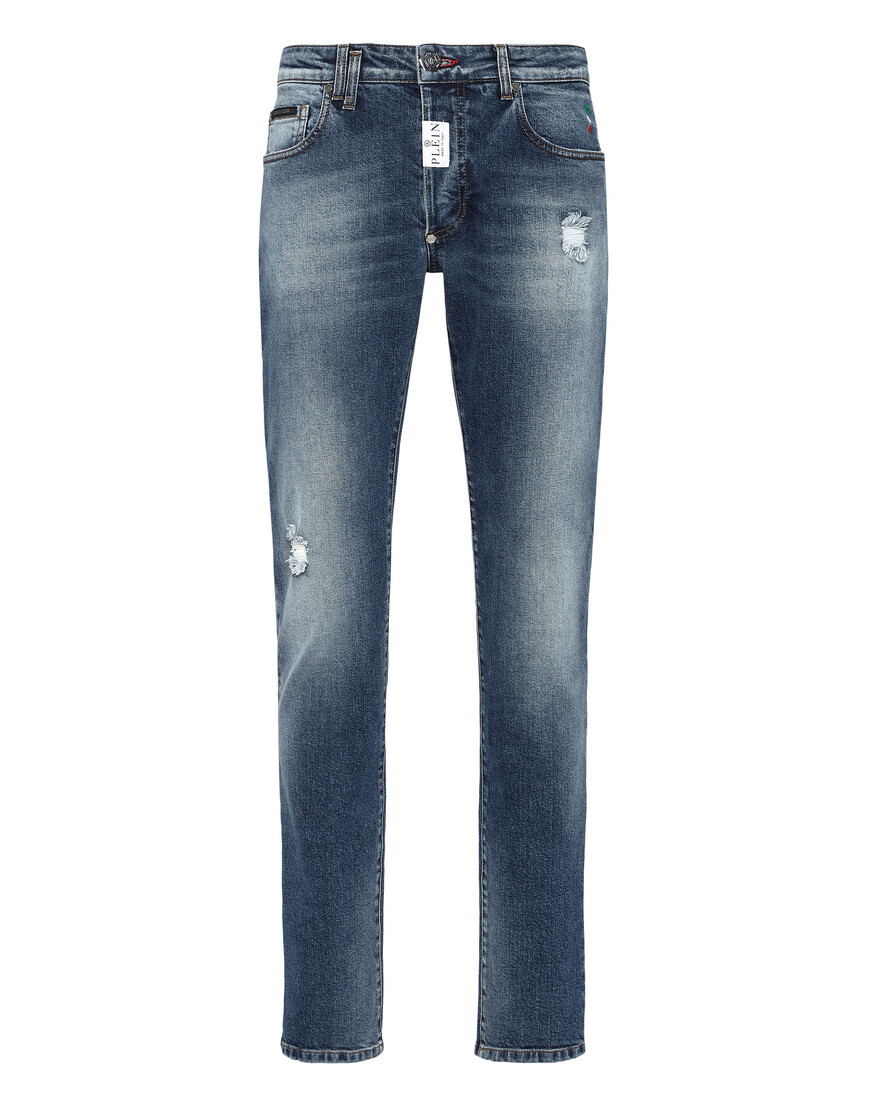 

Джинсы Прямые Philipp Plein, Синий