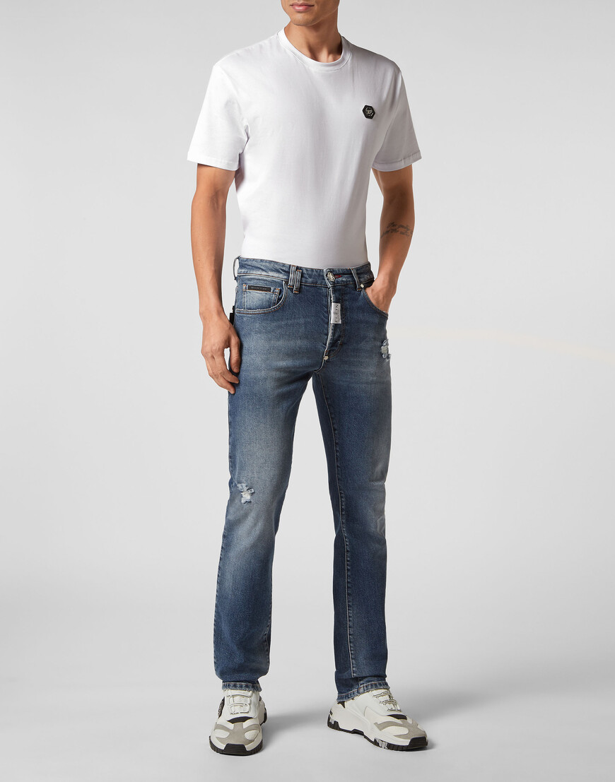 джинсы прямые  FACC-MDT3556-PDE004N_08BM с промокодом