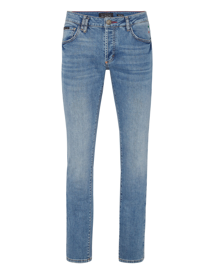 

Джинсы Прямые Philipp Plein, Синий