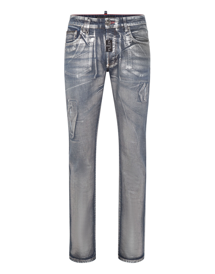 

Джинсы Прямые Philipp Plein, Серый