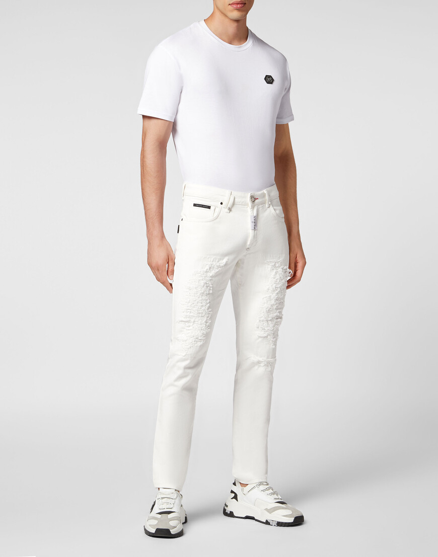 джинсы прямые  FACC-MDT3558-PDE004N_01SI с промокодом