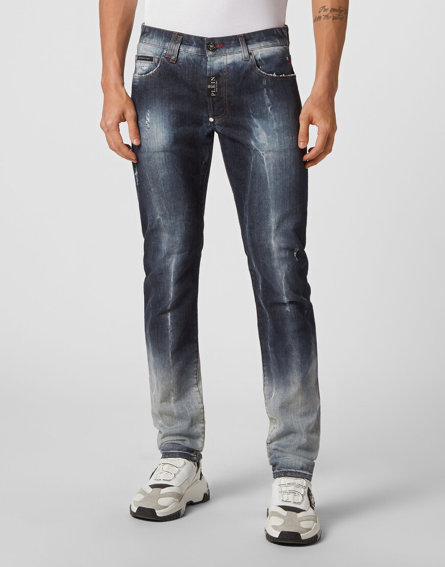 

Джинсы Прямые Philipp Plein, Синий