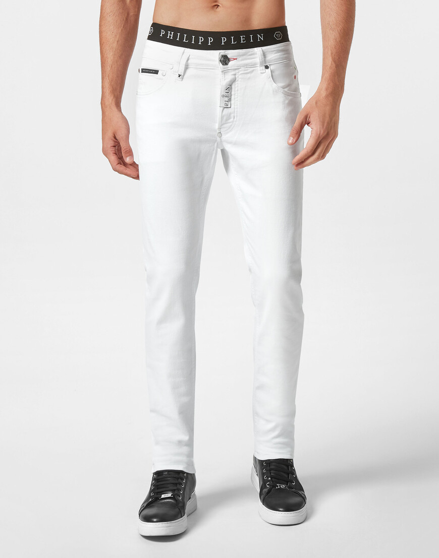 

Джинсы Прямые Philipp Plein, Белый