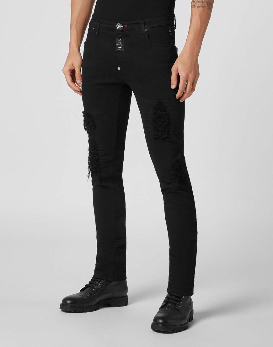 джинсы прямые и зауженные  FACC-MDT3569-PDE004N_02 фотография