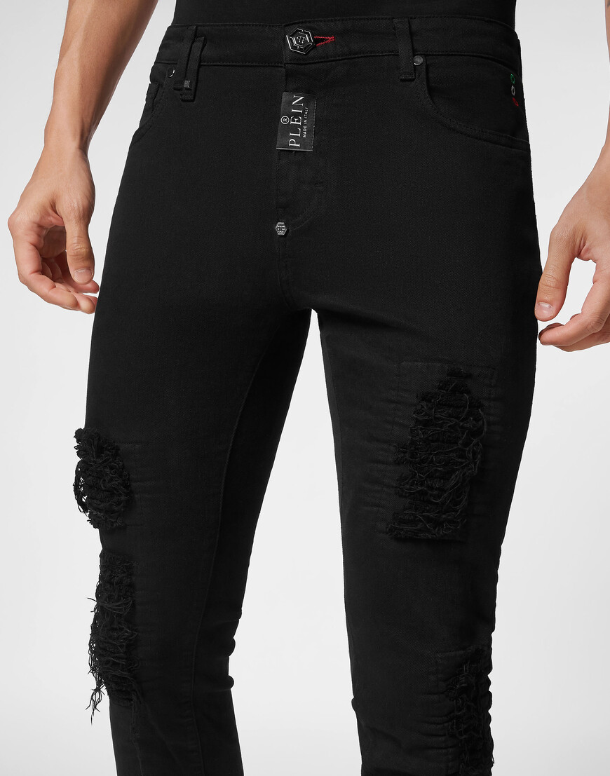 джинсы прямые и зауженные  FACC-MDT3569-PDE004N_02 купить с доставкой