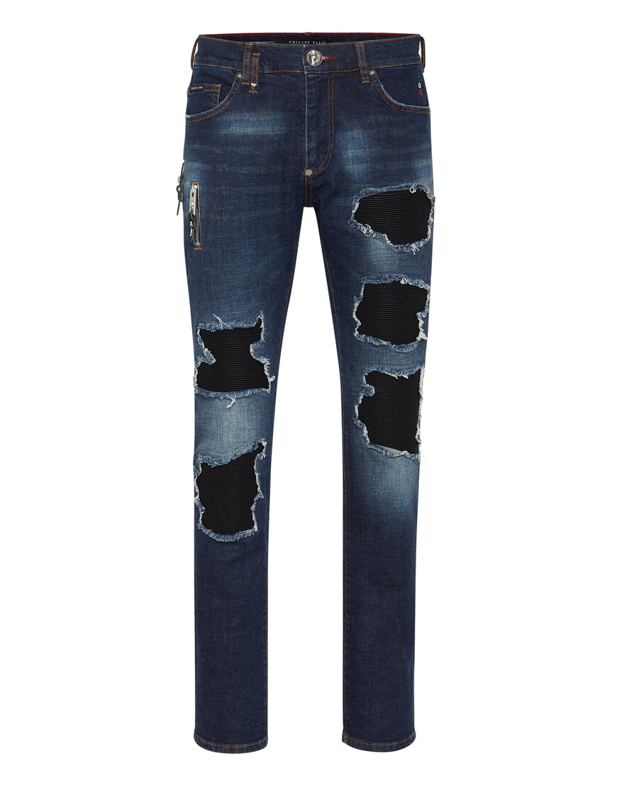 

Джинсы Прямые И Зауженные Philipp Plein, Синий