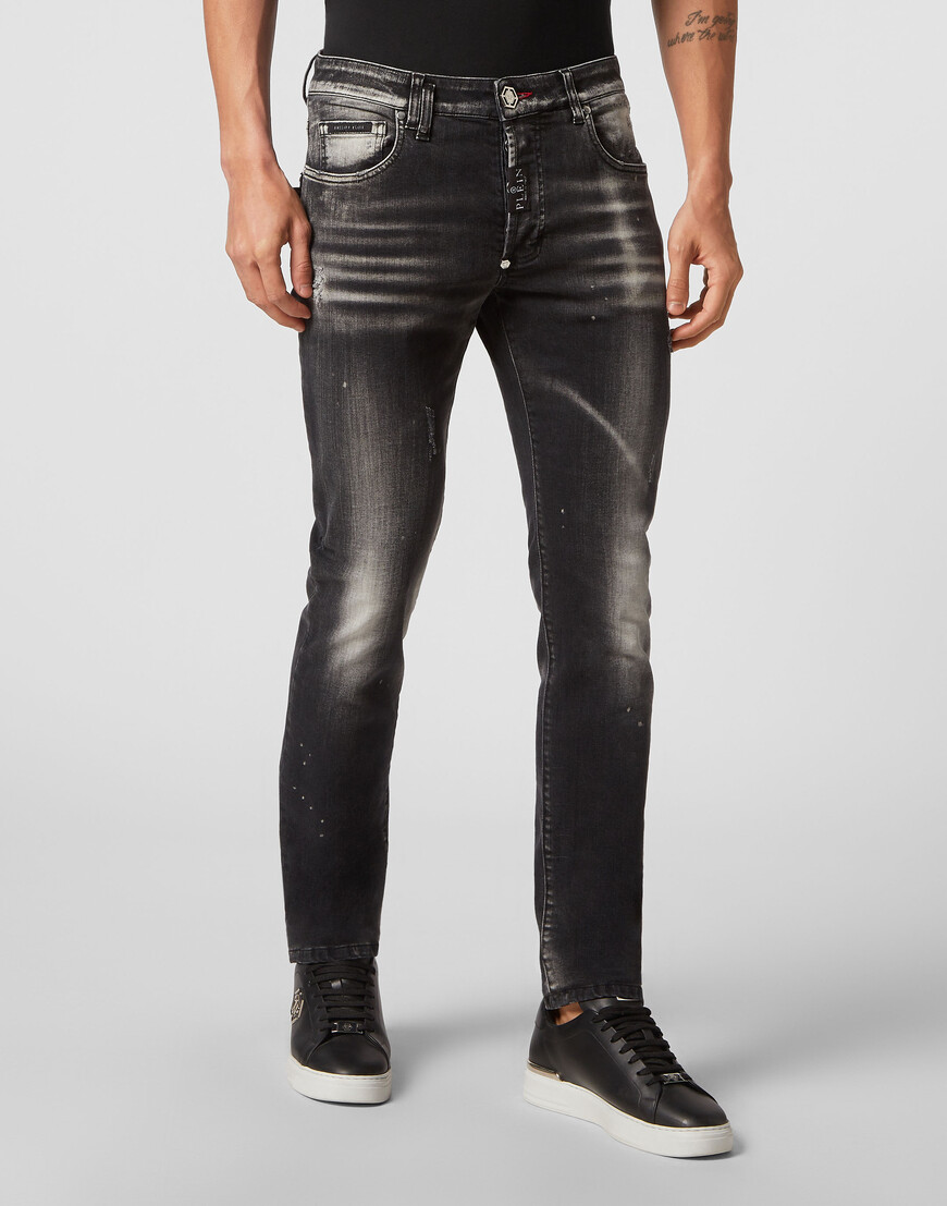 

Джинсы Прямые Philipp Plein, Серый