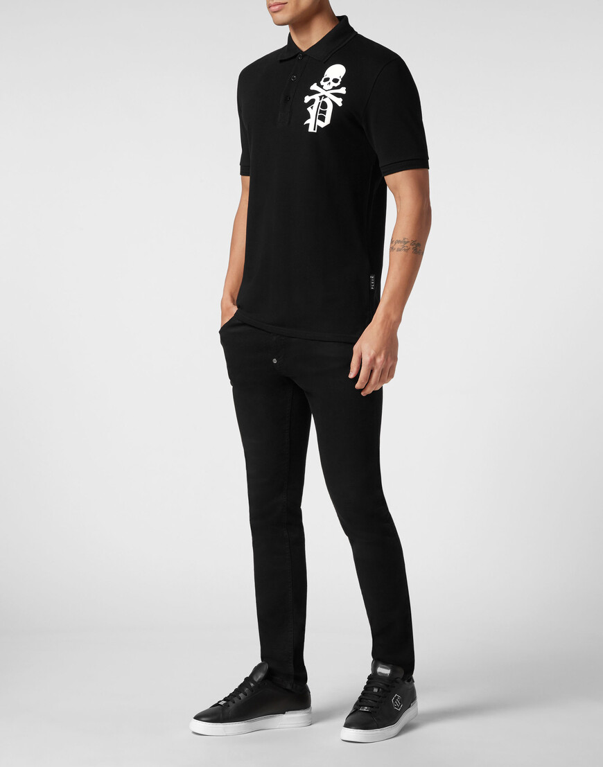 

Поло Philipp Plein, Черный