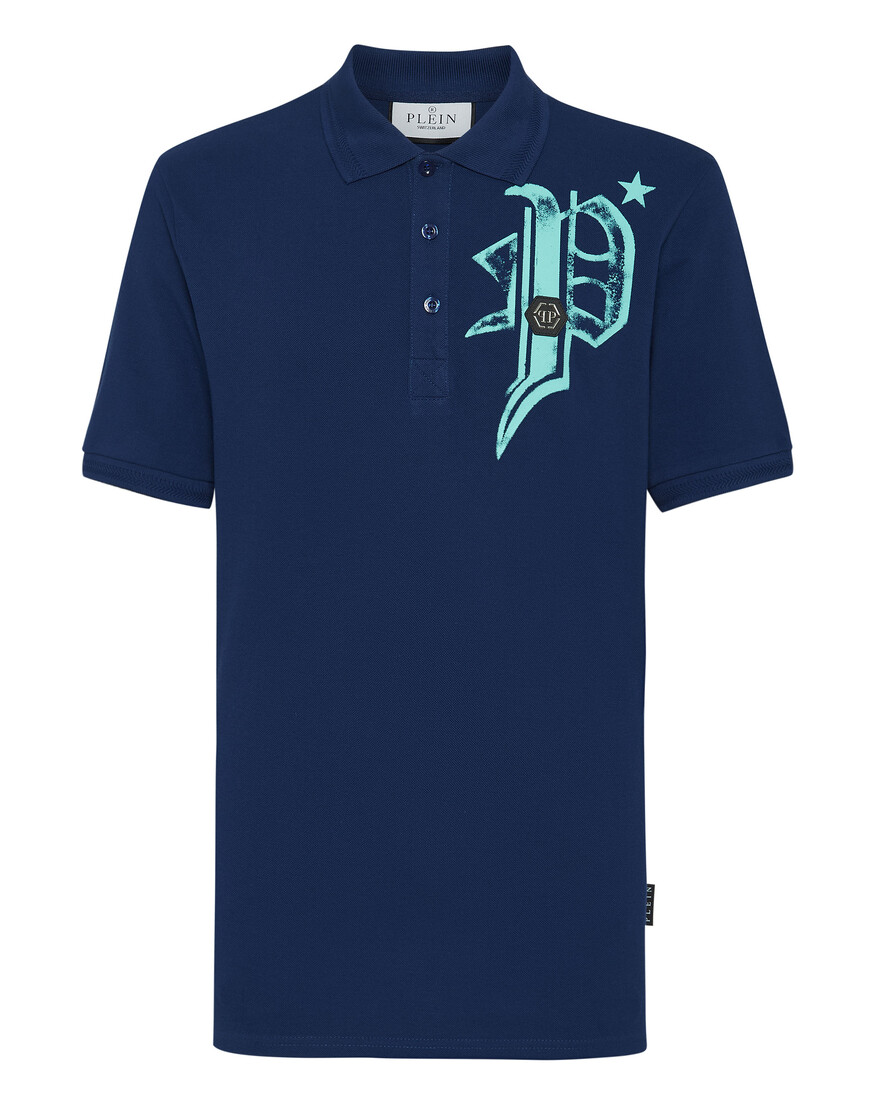 

Поло Philipp Plein, Синий