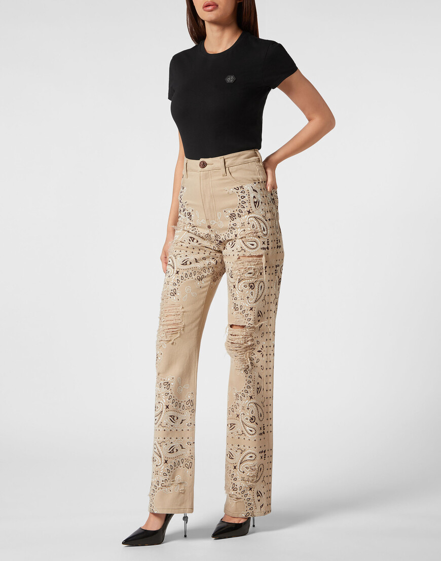 широкие джинсы  FACC-WDT2362-PDE004N_06 с промокодом