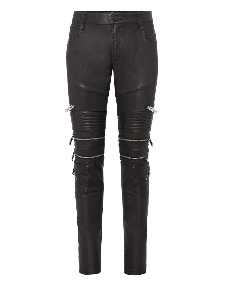 

Кожаная Куртка Philipp Plein, Черный