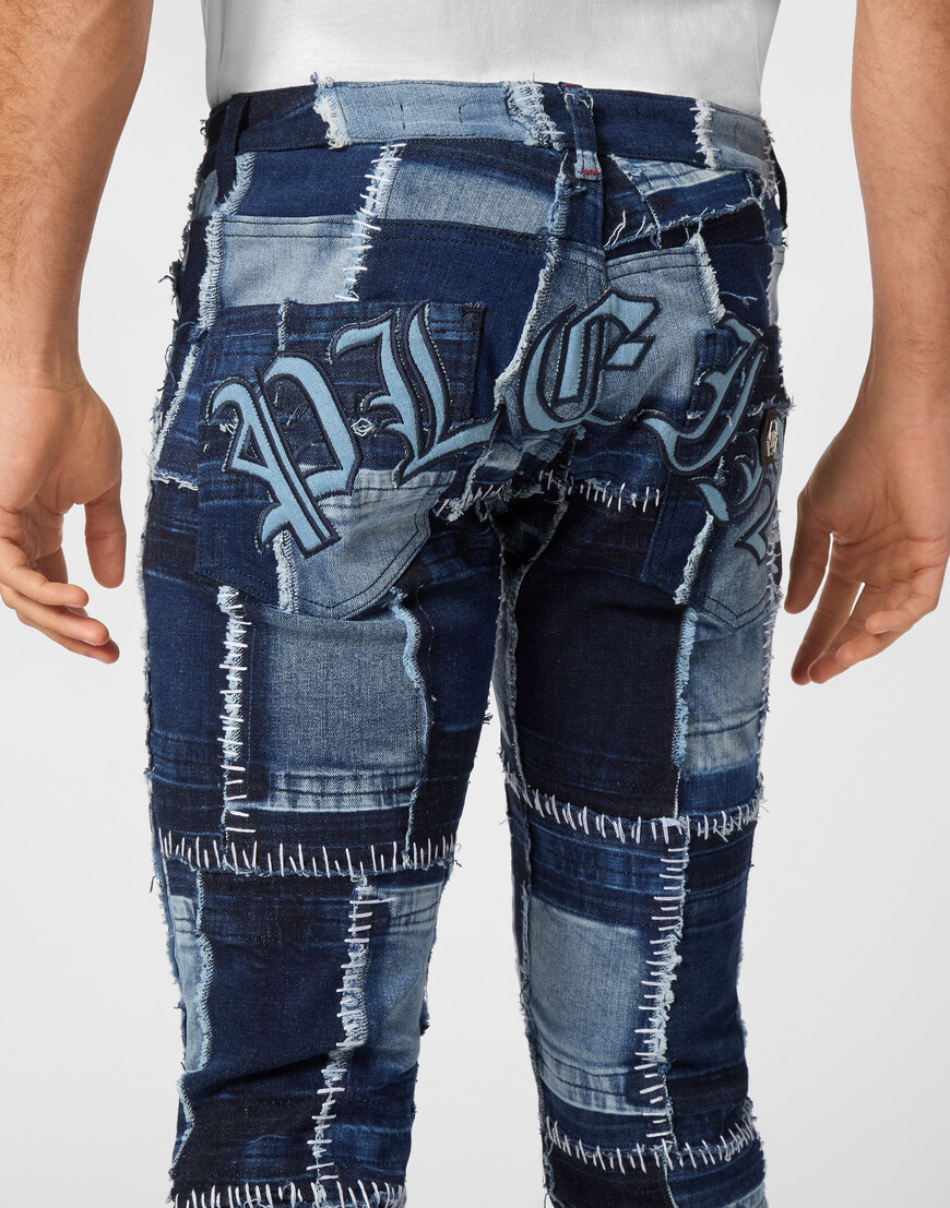 

Джинсы Прямые Philipp Plein, Синий