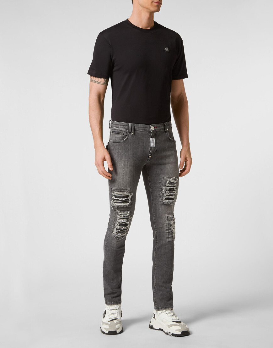 джинсы прямые и зауженные  FACC-MDT3569-PDE004N_10GT с промокодом