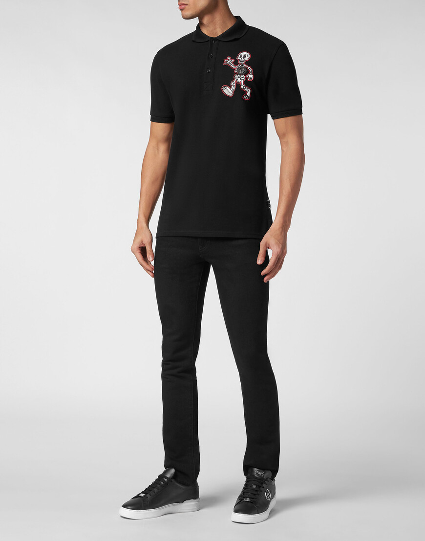 

Поло Philipp Plein, Черный