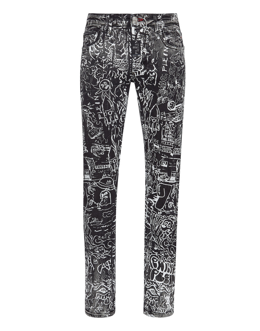 

Джинсы Прямые Philipp Plein, Черный