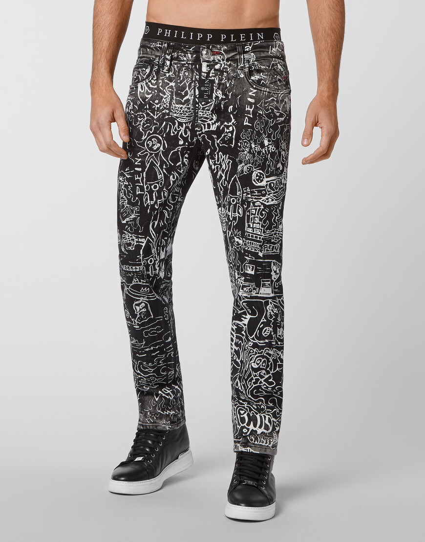 

Джинсы Прямые Philipp Plein, Черный