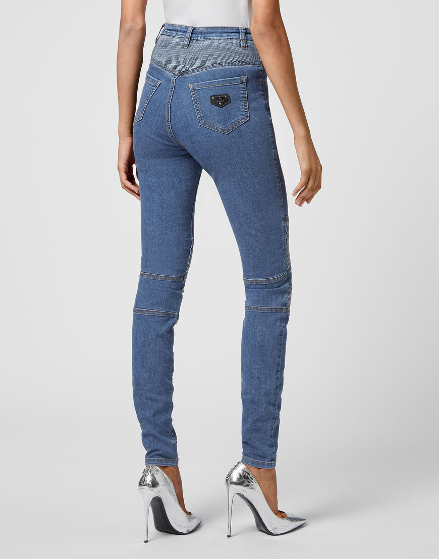 джинсы с высокой посадкой  AAAC-WDT1719-PDE004N_08QT в интернет магазине