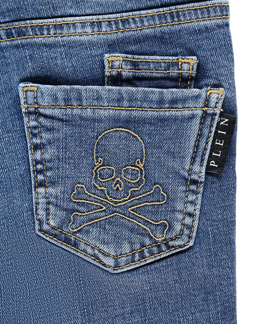 

Джинсы Прямые Philipp Plein, Синий