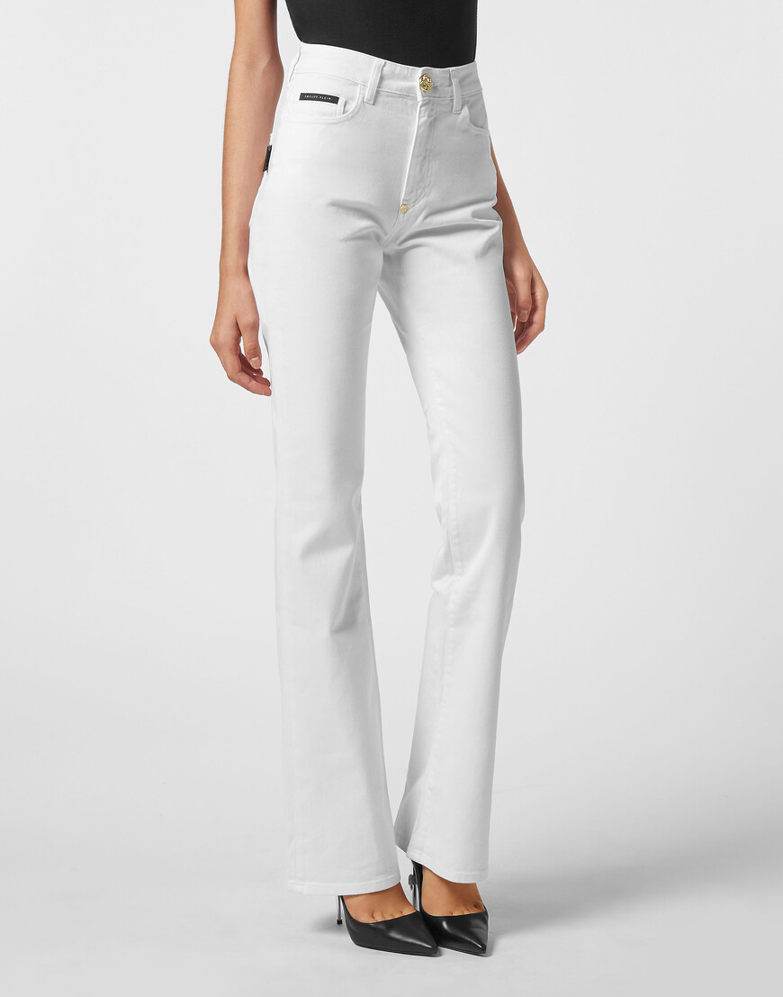 джинсы с высокой посадкой  FABC-WDT2154-PDE004N_01GD фотография