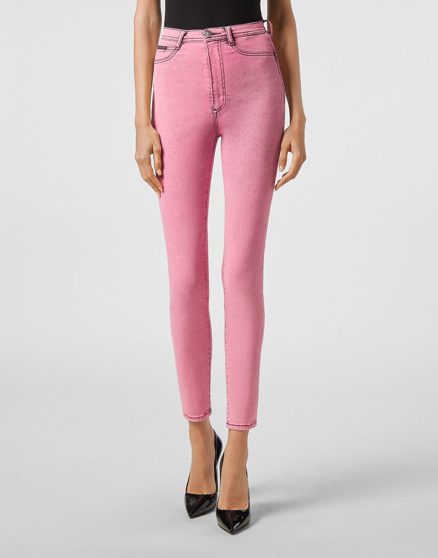 

Скинни Philipp Plein, Розовый