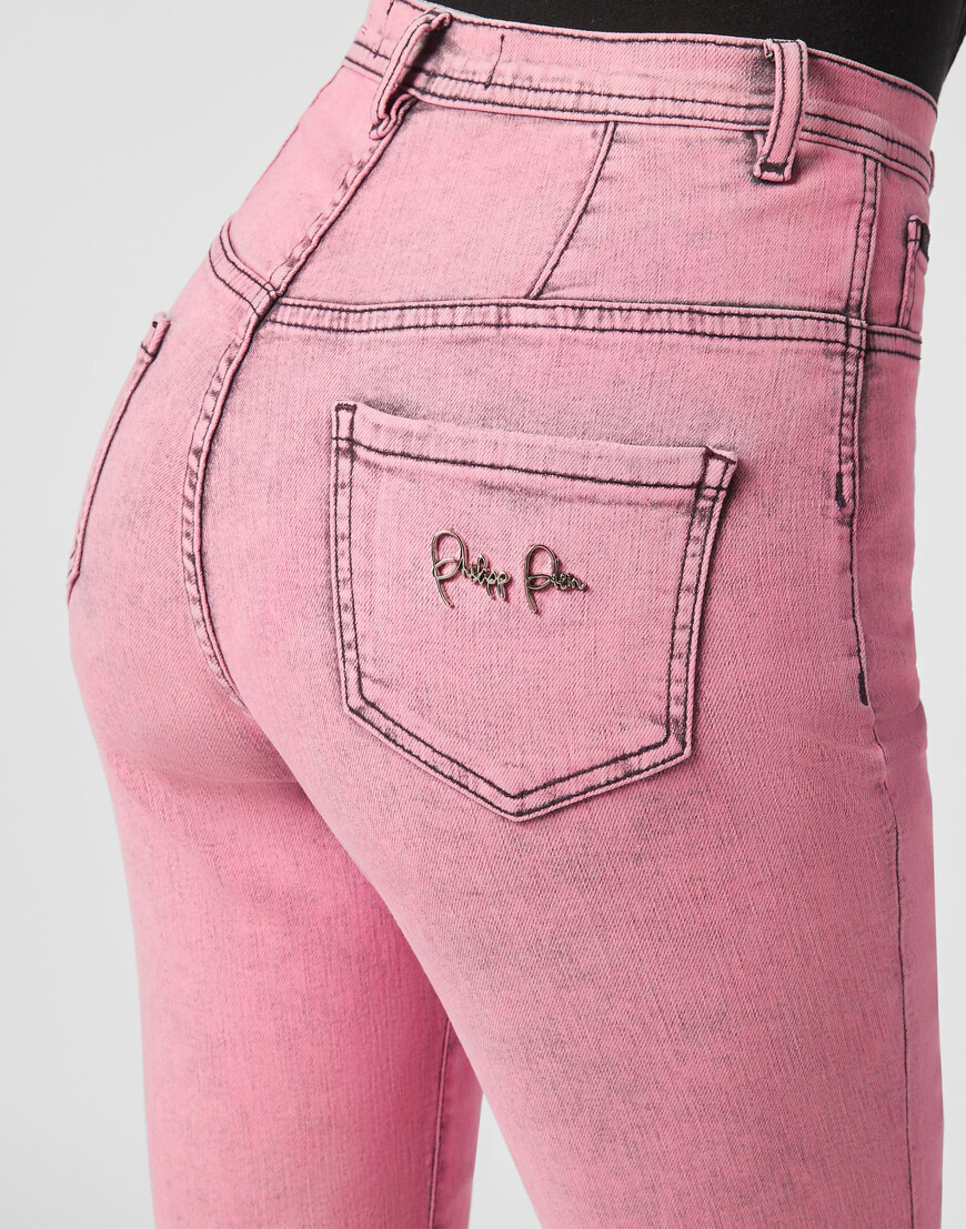 

Скинни Philipp Plein, Розовый